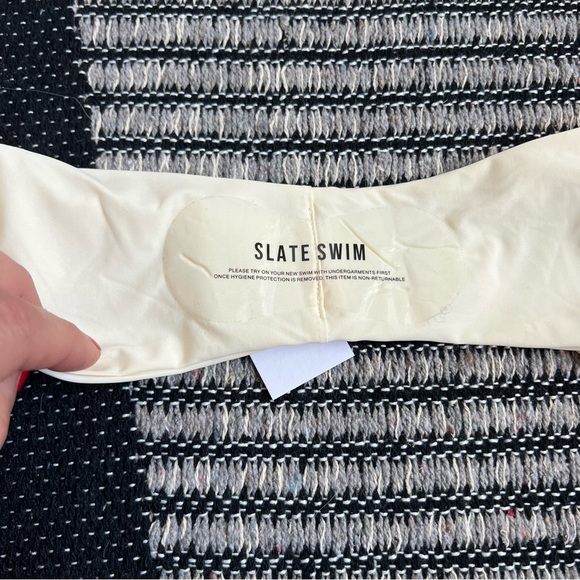 Slate Swim Fox Top + Bottom in Buttercream - Picture 16 of 16